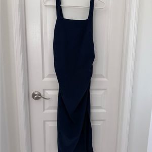Beyond yoga Spacedye Icon Maternity Dress navy size small